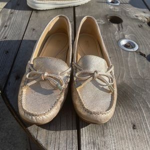 Michael Kors Gold Flats